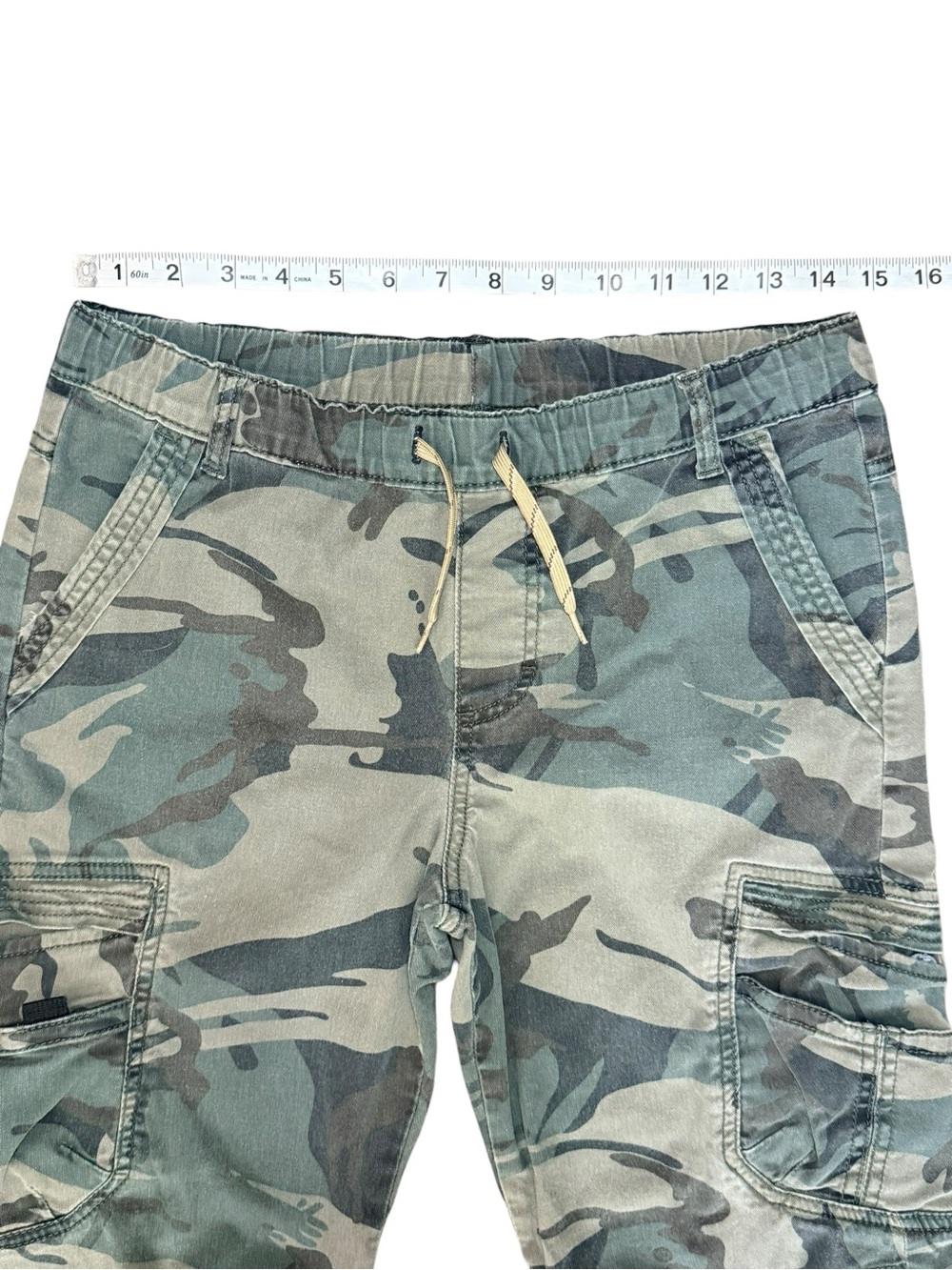 Wrangler Camo Cargo Jogger Pants Boys 12 Husky Fits Women’s XS/S - Picture 7 of 13